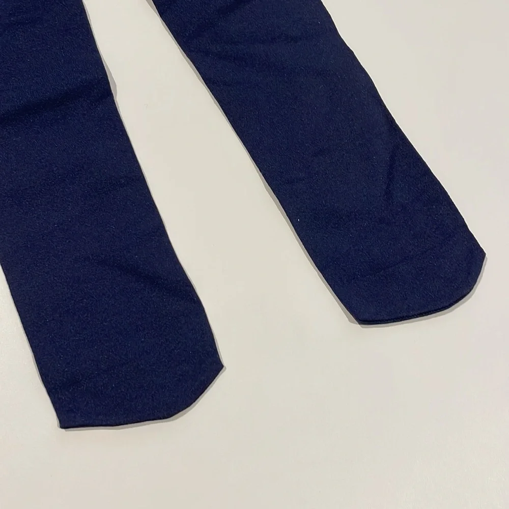 Jacadi toddler size 31 to 34 navy blue holiday leggings - Picture 2 of 4